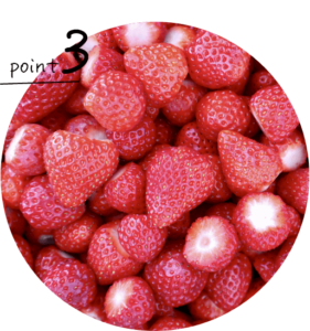 イチゴだらけの写真